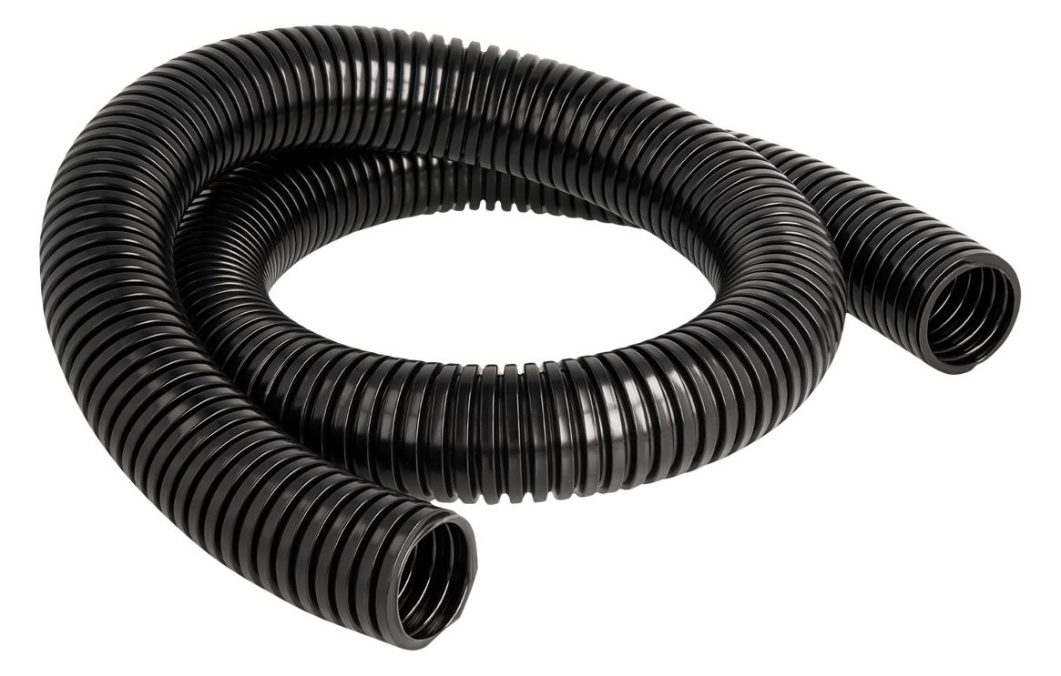 Delock Wellrohr - 34.5 mm - 1 m - Schwarz