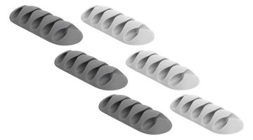 Delock with 5 feed-throughs - Kabelhalter-Kit von LumaTech