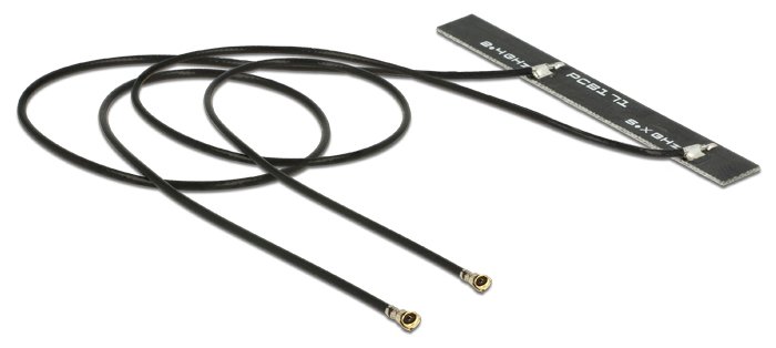 Delock WLAN Twin Antenna - Antenne - Wi-Fi - 5 dBi