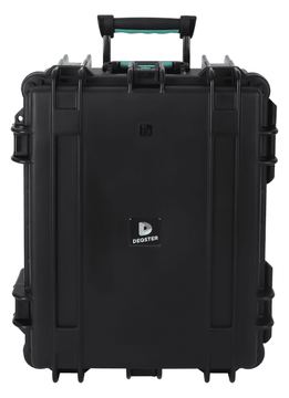 DEQSTER KT10C USB-C Tablet-Koffer (2. Gen.) für 10 Tablets - Ladekoffer - iPad Koffer, schwarz, robust, stabil von LumaTech