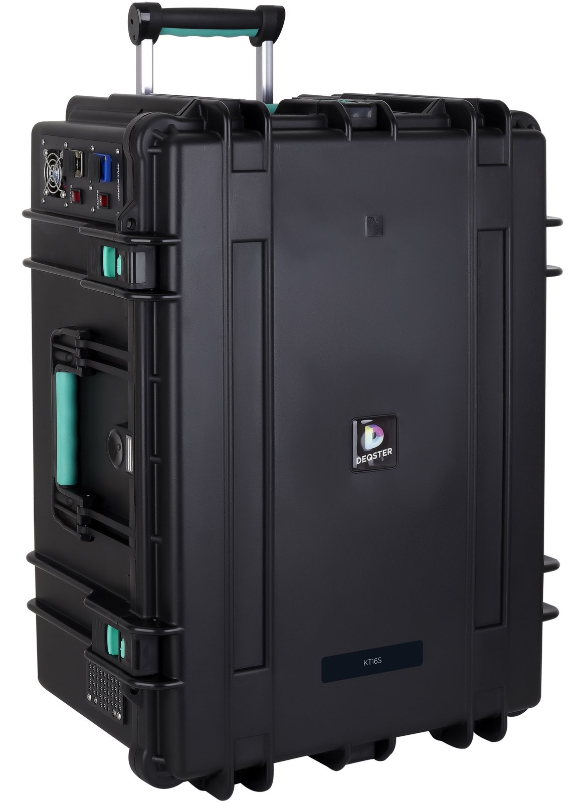 DEQSTER KT16S 2. Generation - Tabletkoffer - iPadkoffer - USB-C - für 16 Tablets und Apple iPads, schwarz, robust