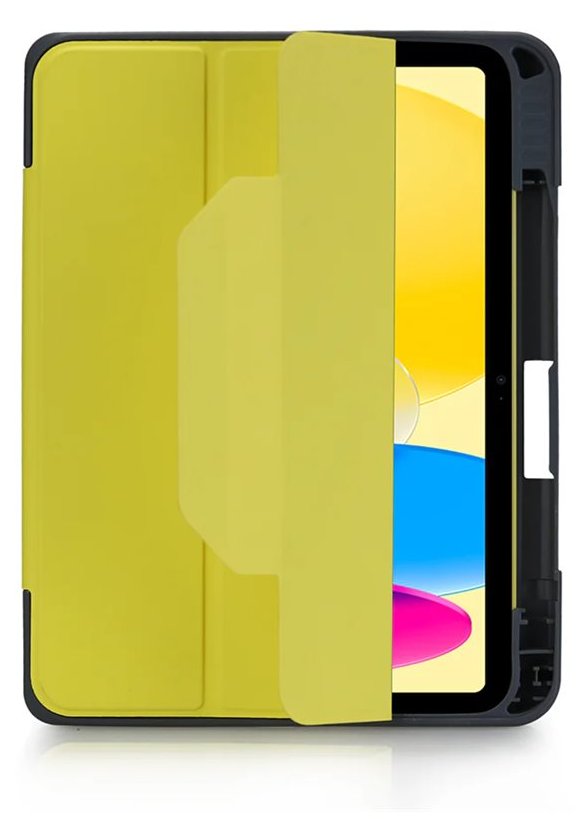 DEQSTER Rugged MAX Case 10.9 - für iPad 10te Gen. - Schutzhülle - starker Schutz - Robust - transparente Rückseite