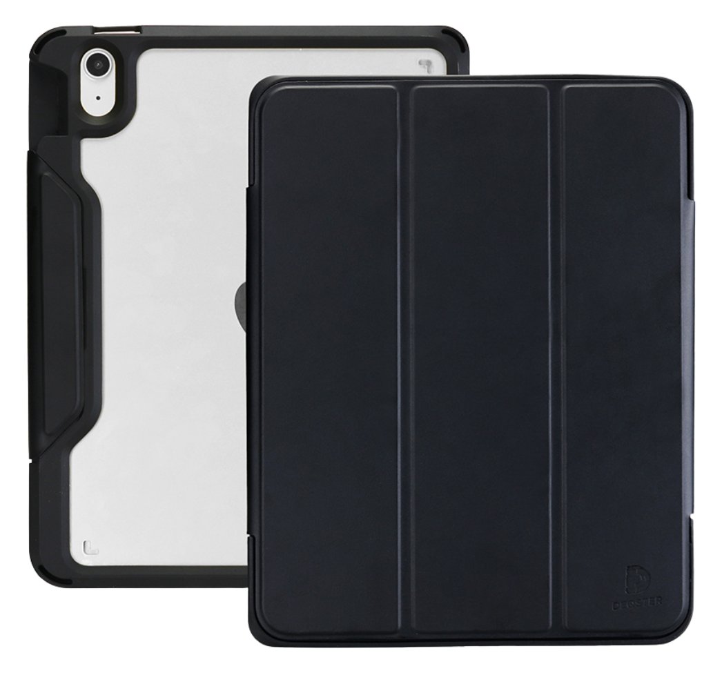 DEQSTER Rugged MAX Case 10.9 - für iPad 10te Gen. - Schutzhülle - starker Schutz - Robust - transparente Rückseite