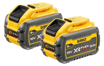 DeWalt DCB547X2 54V XR FlexVolt Werkzeug-Akku 18/54V, 9.0/3.0Ah, Li-Ionen, 2 Akkus [18.0Ah] [324Wh] von LumaTech