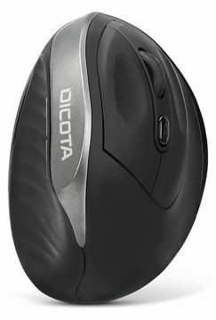 Dicota Relax - Maus - ergonomisch - Für Rechtshänder - 5 Tasten - kabellos - kabelloser Empfänger (USB) von LumaTech