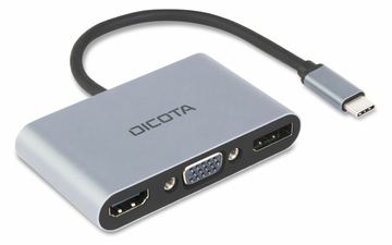Dicota USB-C Portable 5-in1 Docking Station 4K HDMI/DP PD von LumaTech