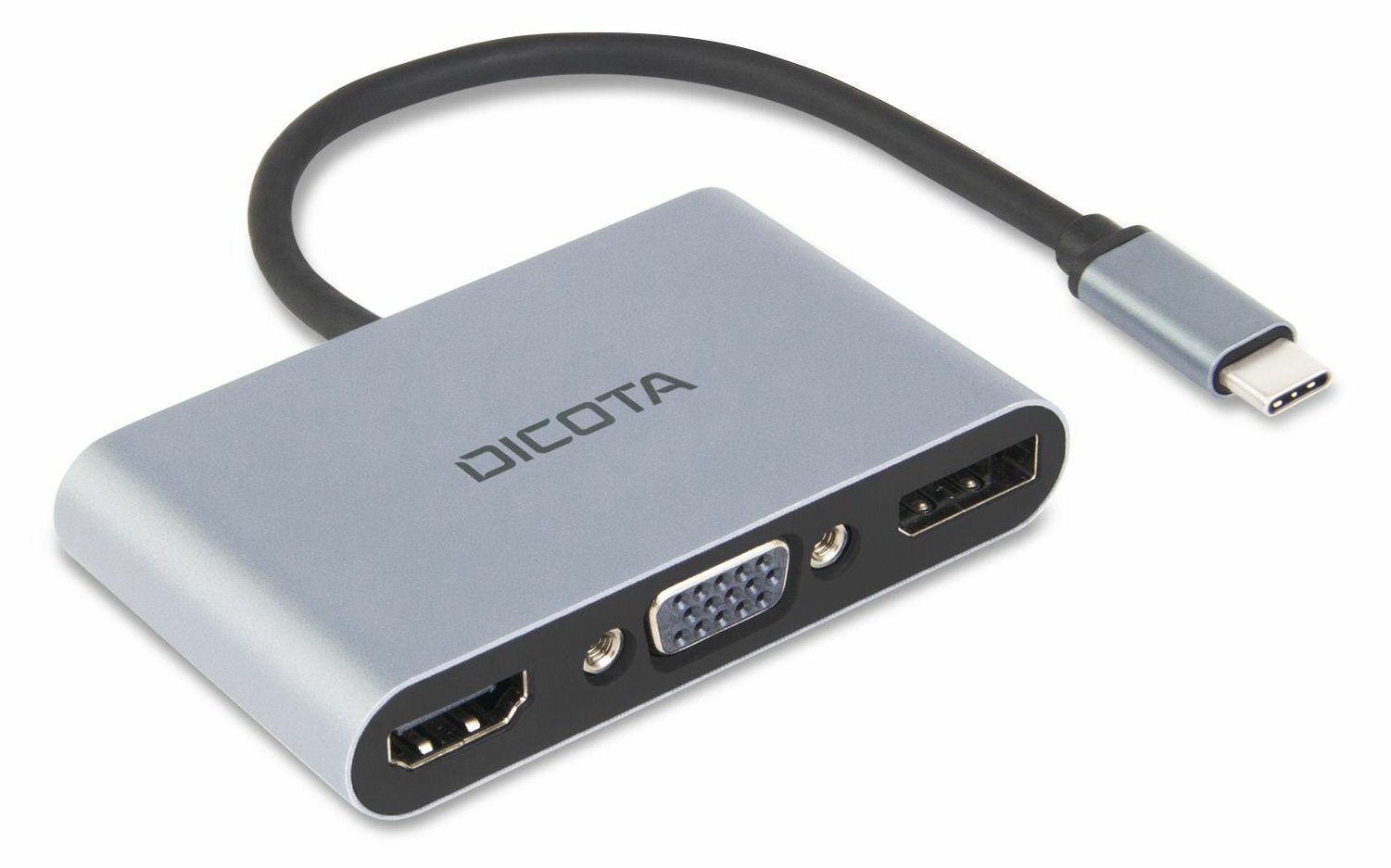 Dicota USB-C Portable 5-in1 Docking Station 4K HDMI/DP PD