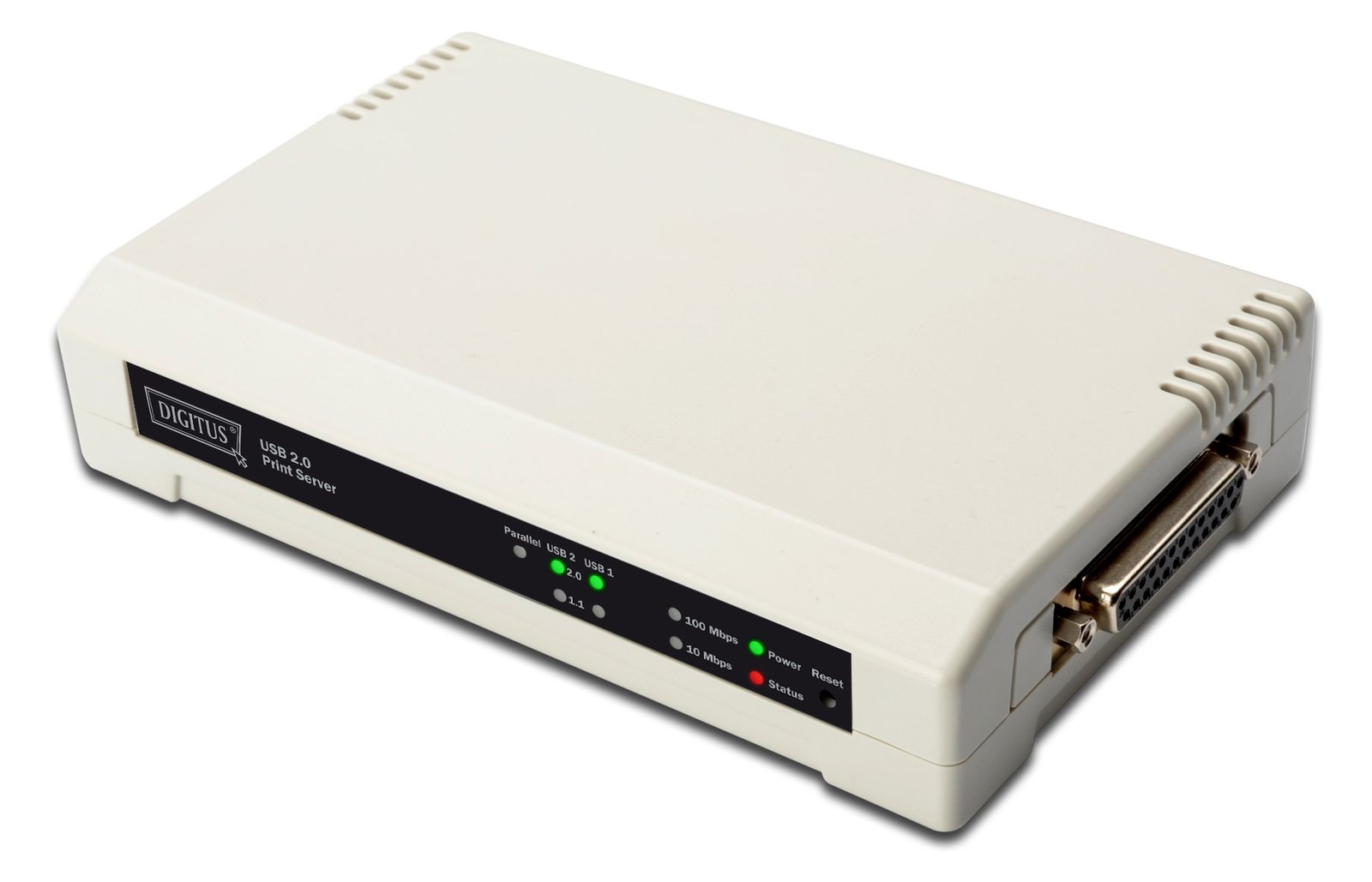 DIGITUS 2+1 Port Printserver