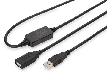 DIGITUS Aktives USB 2.0 Verlängerungskabel, 10m von LumaTech