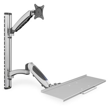 DIGITUS Arbeitsplatz (Monitor, Tastatur, Maus) Wandmontage von LumaTech