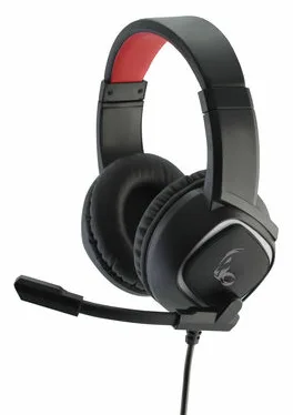MEDIARANGE MRGS301 - Kabelgebunden - Gaming - 20 - 20000 Hz - 340 g - Kopfhörer - Schwarz - Rot, Ansicht 2