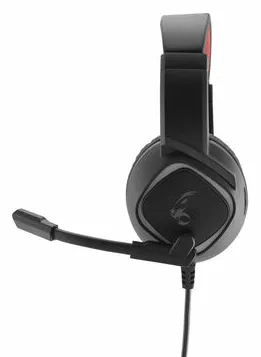 MEDIARANGE MRGS301 - Kabelgebunden - Gaming - 20 - 20000 Hz - 340 g - Kopfhörer - Schwarz - Rot, Ansicht 4