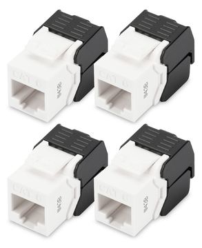 DIGITUS CAT 6 Keystone Jack unshielded RJ45 to LSA tool free connection incl. cable tie 4 von LumaTech