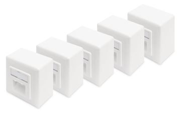 DIGITUS CAT 6, Klasse E, Datendose, Aufputz von LumaTech