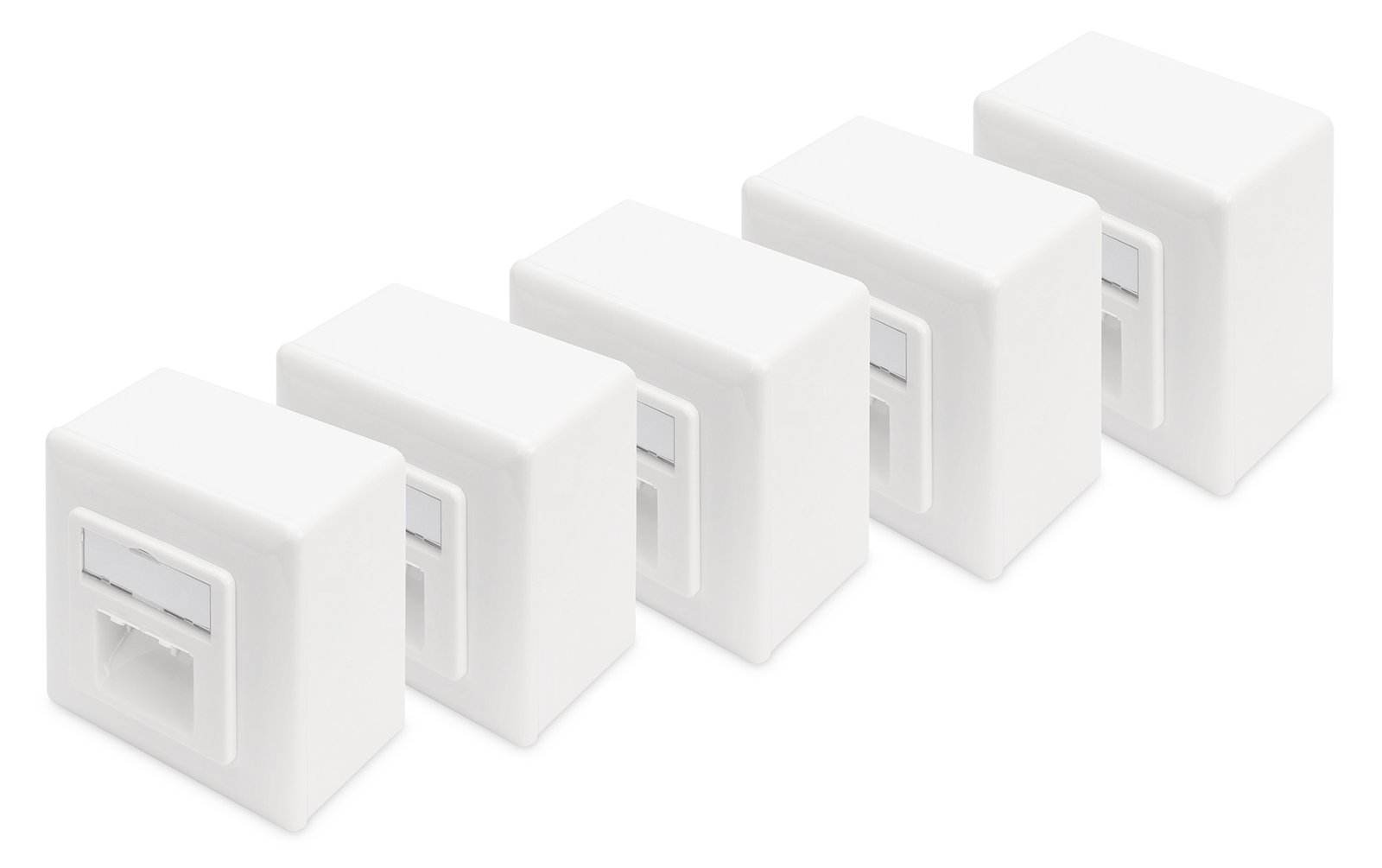DIGITUS CAT 6, Klasse E, Datendose, Aufputz