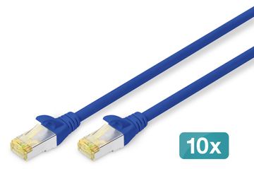 DIGITUS CAT 6A S/FTP Patchkabel, 10 Stück von LumaTech