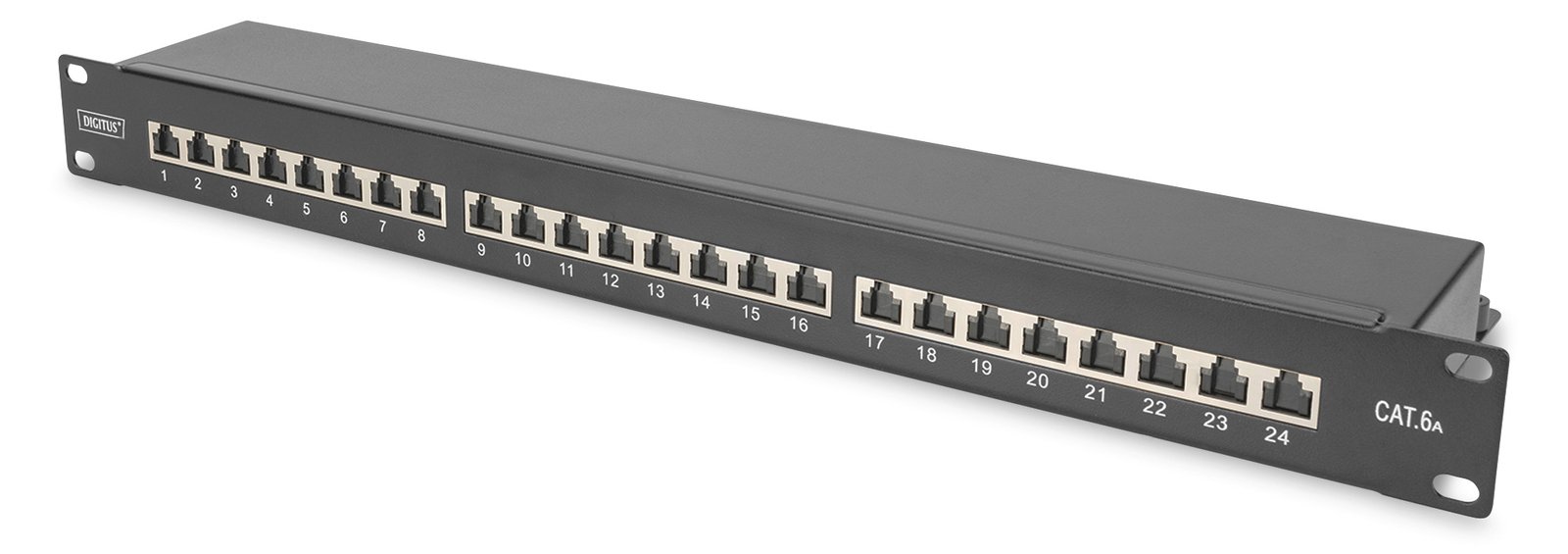 DIGITUS CAT 6A, Klasse EA Patch Panel, geschirmt