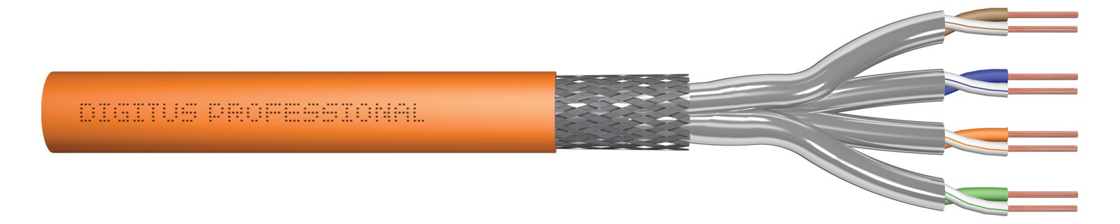 DIGITUS Cat.7 S/FTP Verlegekabel, 1000 m, simplex, Dca-s1a,d0,a1