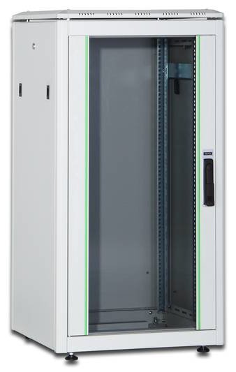DIGITUS DN-19 16U-6/8-1 - Wandmontiertes Regal - 16U - 100 kg - Sperrschloss - Weiß