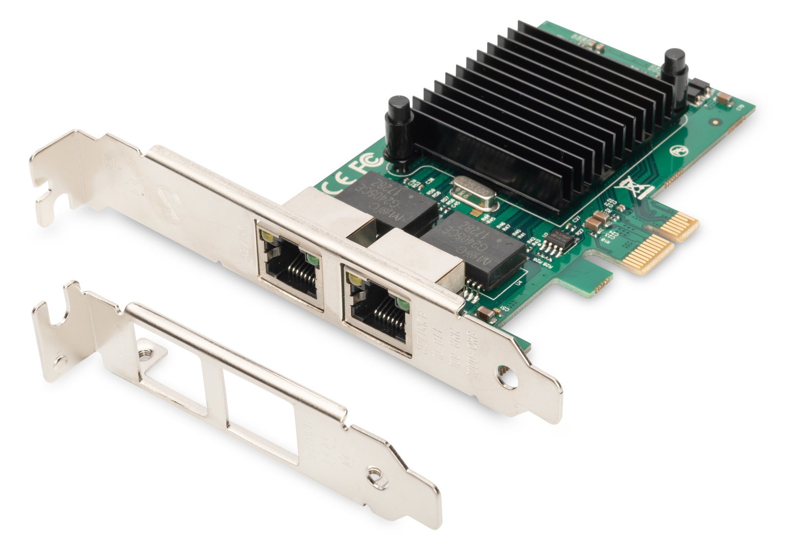 DIGITUS Dual Gigabit Ethernet PCI Express Karte, 2-Port