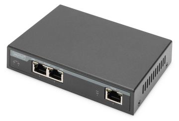 DIGITUS Extender 2-Port Gigabit 4PoE 802.3at 60W - Switch - 1 Gbps von LumaTech