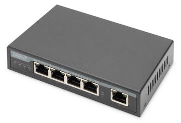 DIGITUS Extender 4-Port Gigabit PoE 802.3at 60W von LumaTech