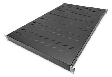 DIGITUS Fachboden mit variablen Befestigungsschienen zum Festeinbau in 483 mm (19)-Schränke von LumaTech