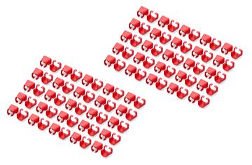 DIGITUS Farbclips für Patchkabel - Rot von LumaTech