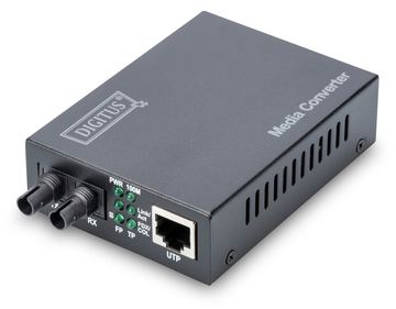 DIGITUS Fast Ethernet Medienkonverter, RJ45 / ST von LumaTech