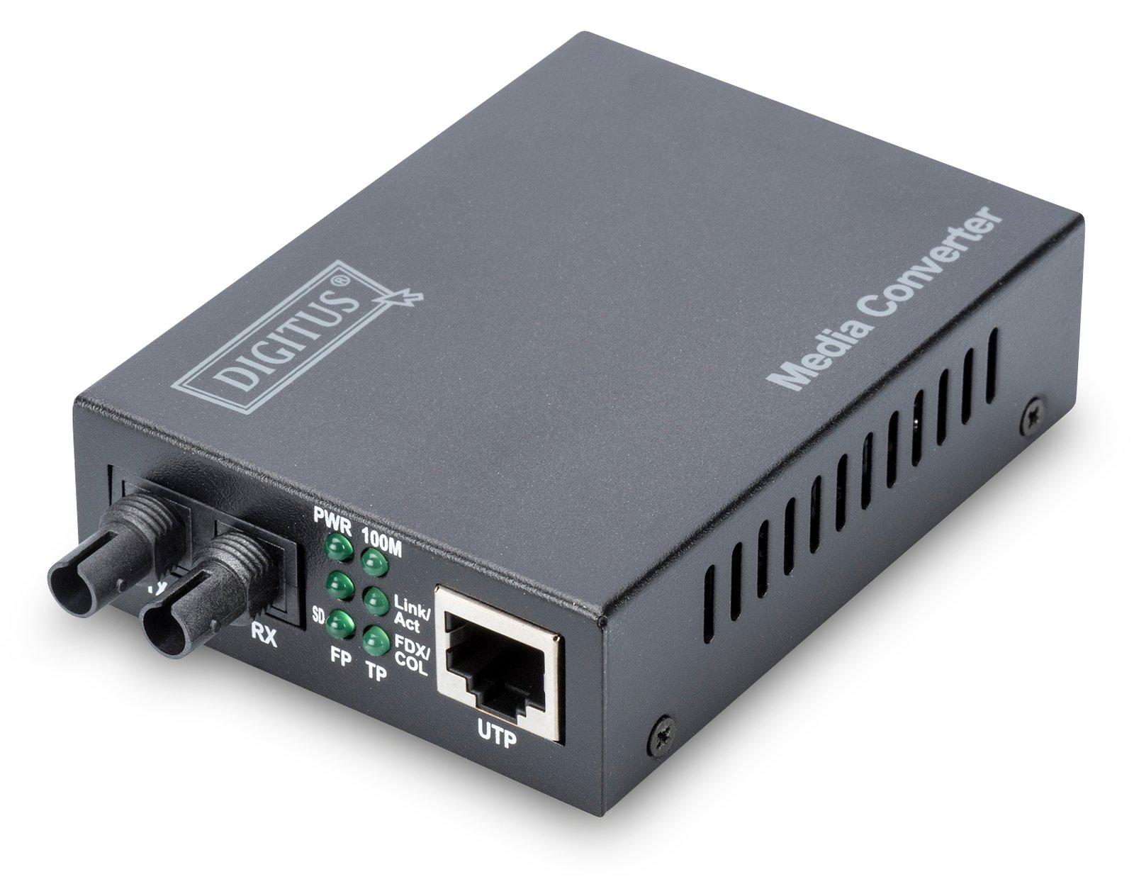 DIGITUS Fast Ethernet Medienkonverter, RJ45 / ST