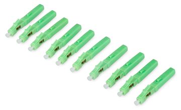 DIGITUS Fiber Optic Fast Connector SM LC/APC 10 piece pack von LumaTech