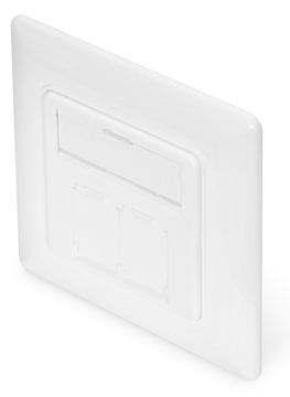DIGITUS Frontplatte und Einbaurahmen für Multimedia / Keystone Module von LumaTech