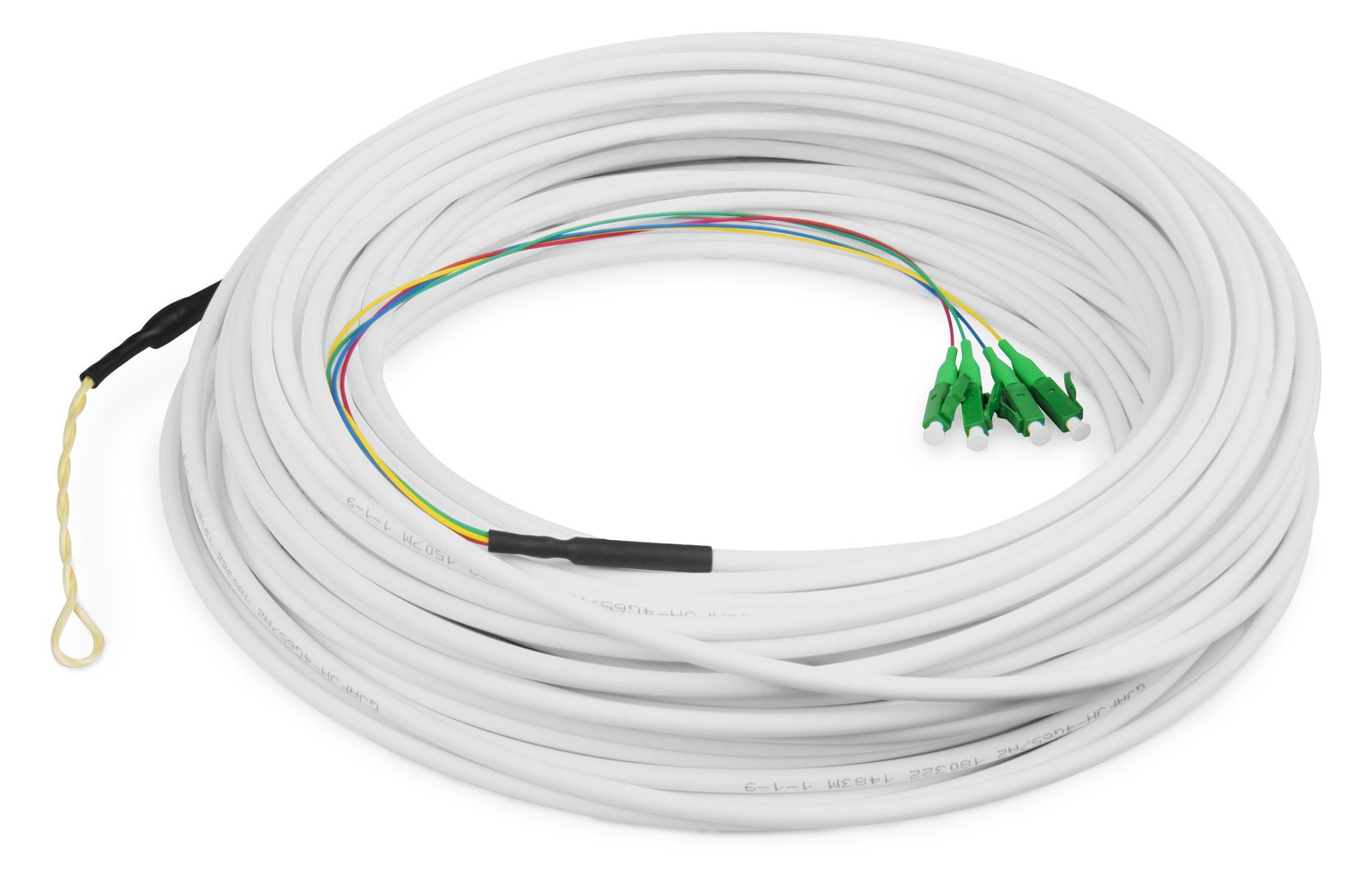 DIGITUS FTTH Drop Cable Singlemode 4 Fiber LC/APC G.657.A2 30m - Kabel - Single- bzw. Monomode-Faser