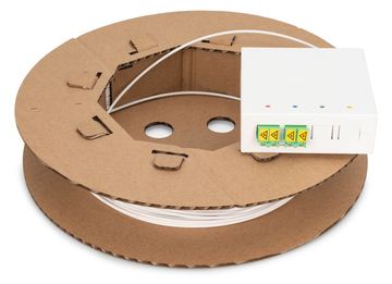 DIGITUS Fttx Installationskit, Vorkonfektioniert, 4-Faser, LC/APC Stecker, Länge 30 m von LumaTech