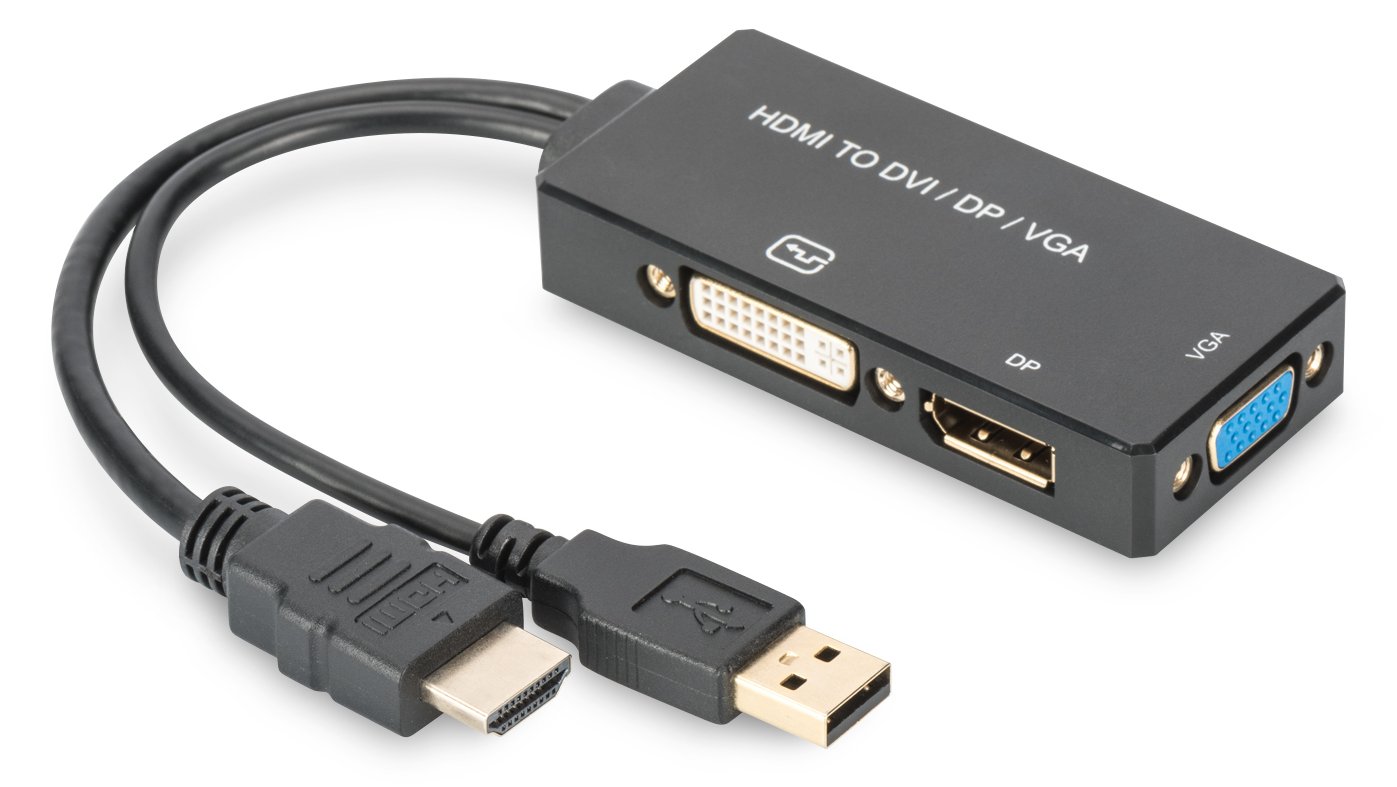 DIGITUS HDMI 3in1 Adapter / Konverter