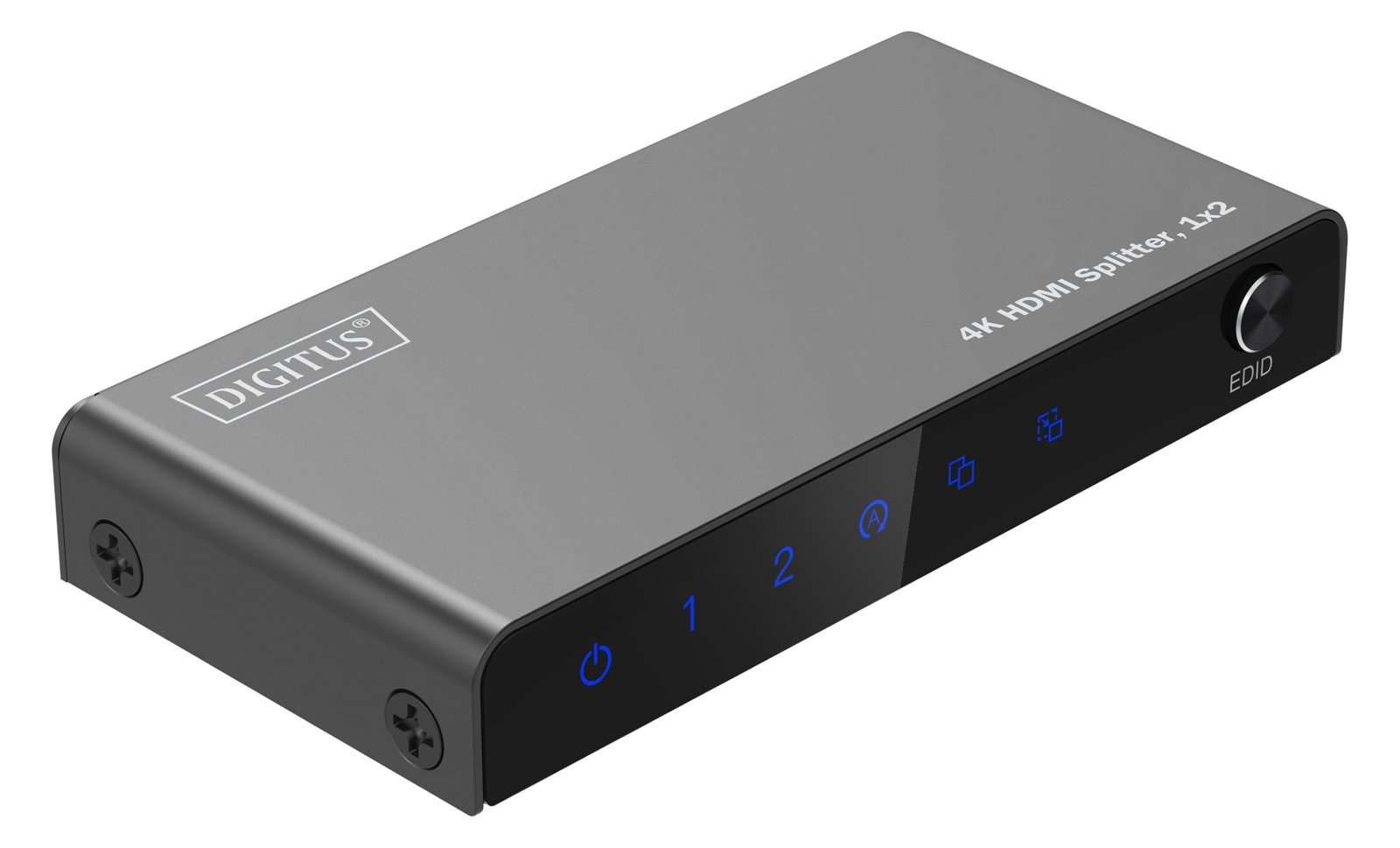DIGITUS HDMI Splitter 1x2 4K/60Hz HDCP 2.3 EDID Control
