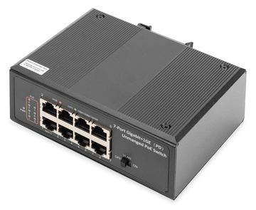 DIGITUS Industrial 7-Port Gigabit PoE Switch, Unmanaged von LumaTech