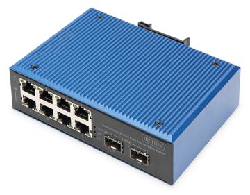 DIGITUS Industrial 8+2 -Port Fast Ethernet PoE Switch von LumaTech