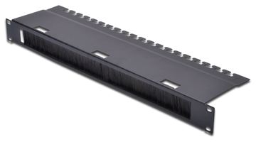 DIGITUS Kabeldurchführungspanel mit Bürstenleiste für 483 mm (19)-Schränke, 1HE von LumaTech