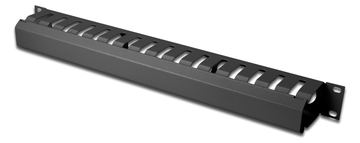 DIGITUS Kabelführungspanel mit abnehmbarer Blende für 483 mm (19)-Schränke, 1HE von LumaTech