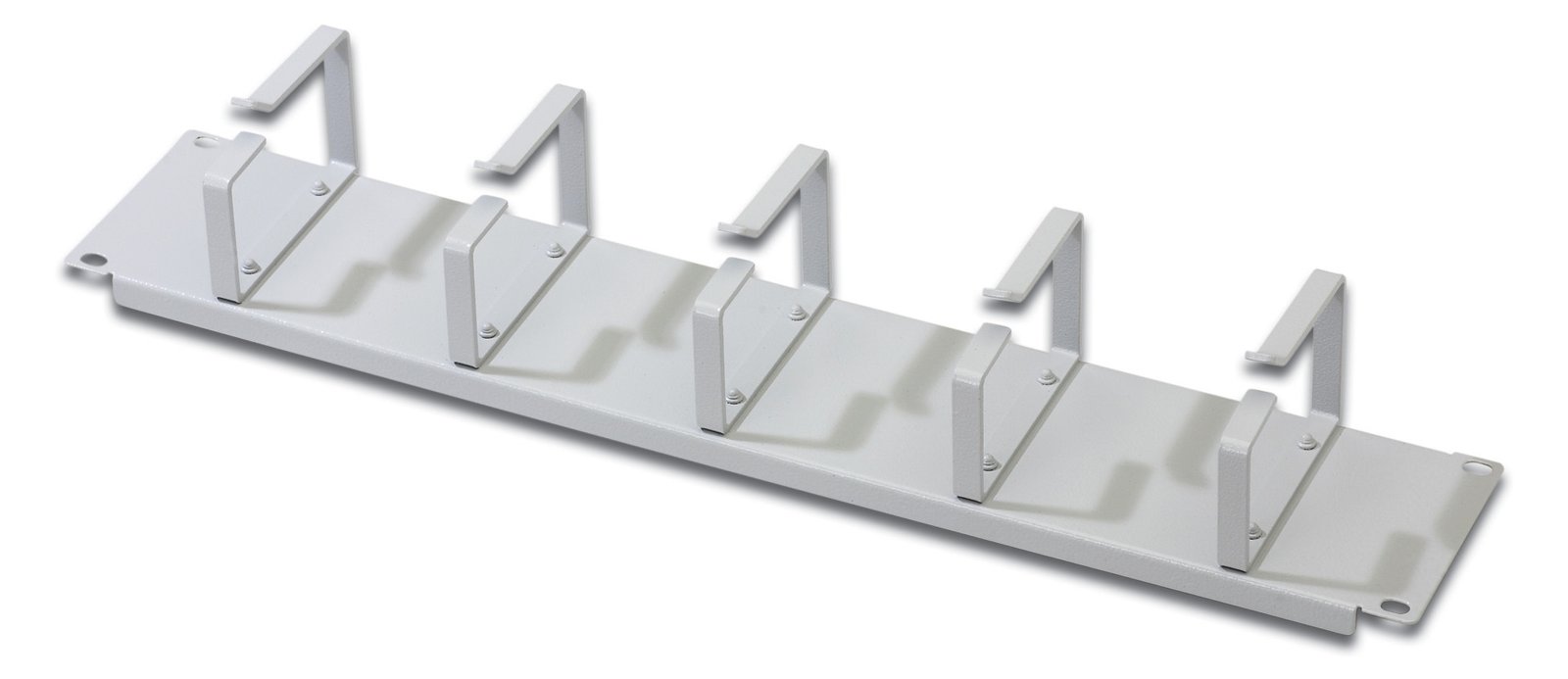 DIGITUS Kabelrangierpanel mit Kabelführungsbügeln für 483 mm (19)-Schränke, 2HE