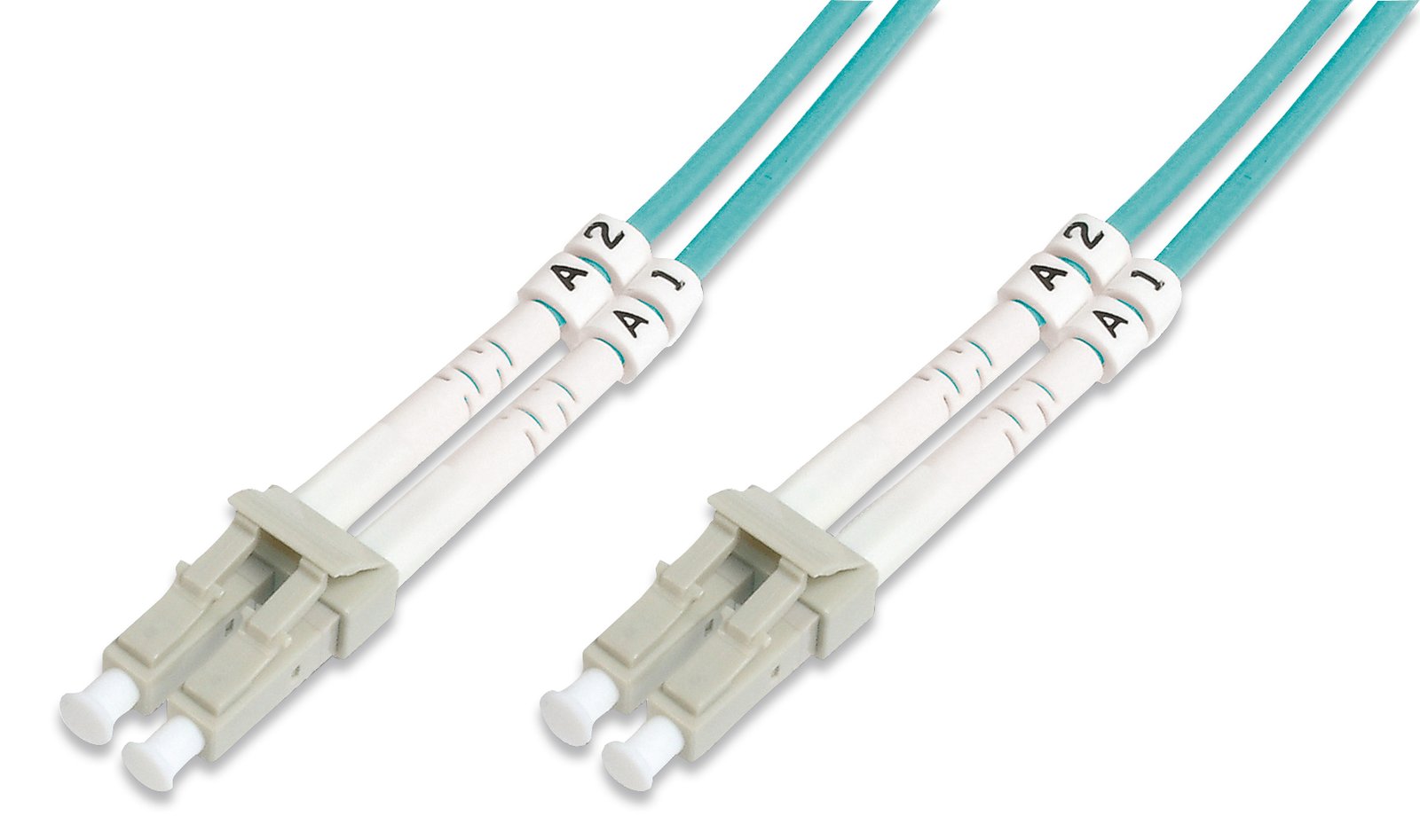 DIGITUS LWL Multimode OM 3 Patchkabel, LC / LC