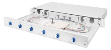 DIGITUS LWL Spleißbox, bestückt, LC, OS2 von LumaTech