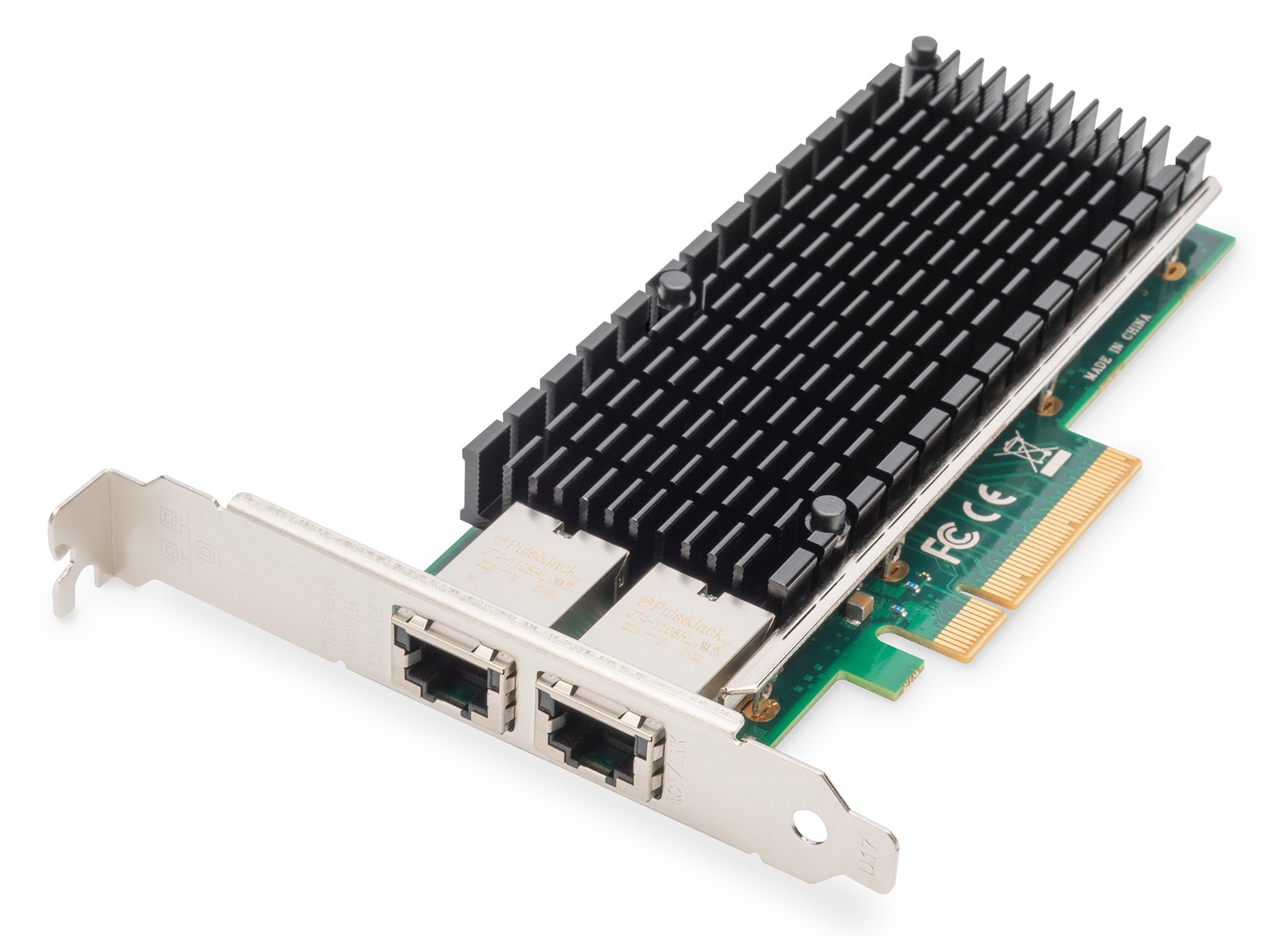 DIGITUS Netzwerkkarte 10Gbps Dual Port Ethernet RJ45 Intel X540 - Netzwerkkarte - 10.000 Mbps