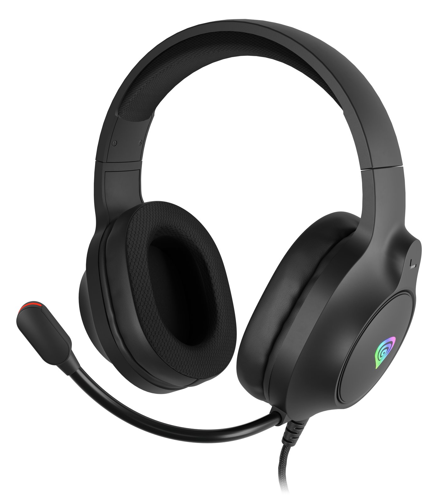 natec Gaming Headset NEON 213 kabelgeb. schwarz RGB - Headset - 20 KHz