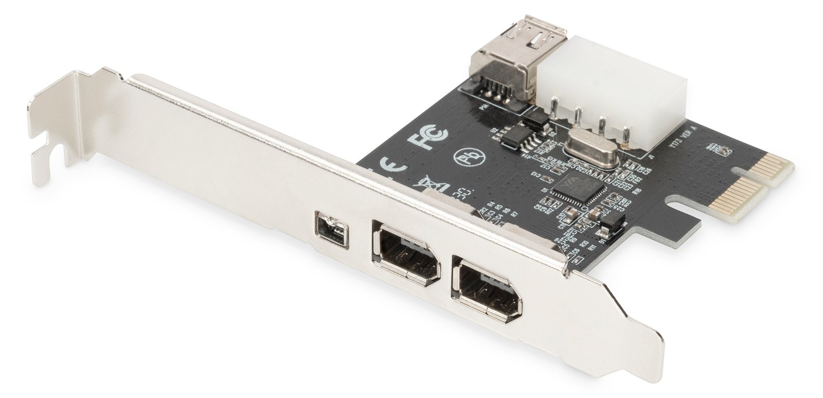 DIGITUS PCI Express Karte, Firewire 1394a (3+1 Port)