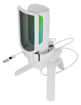 natec Gaming Mikrofon RADIUM 250 USB weiß von LumaTech