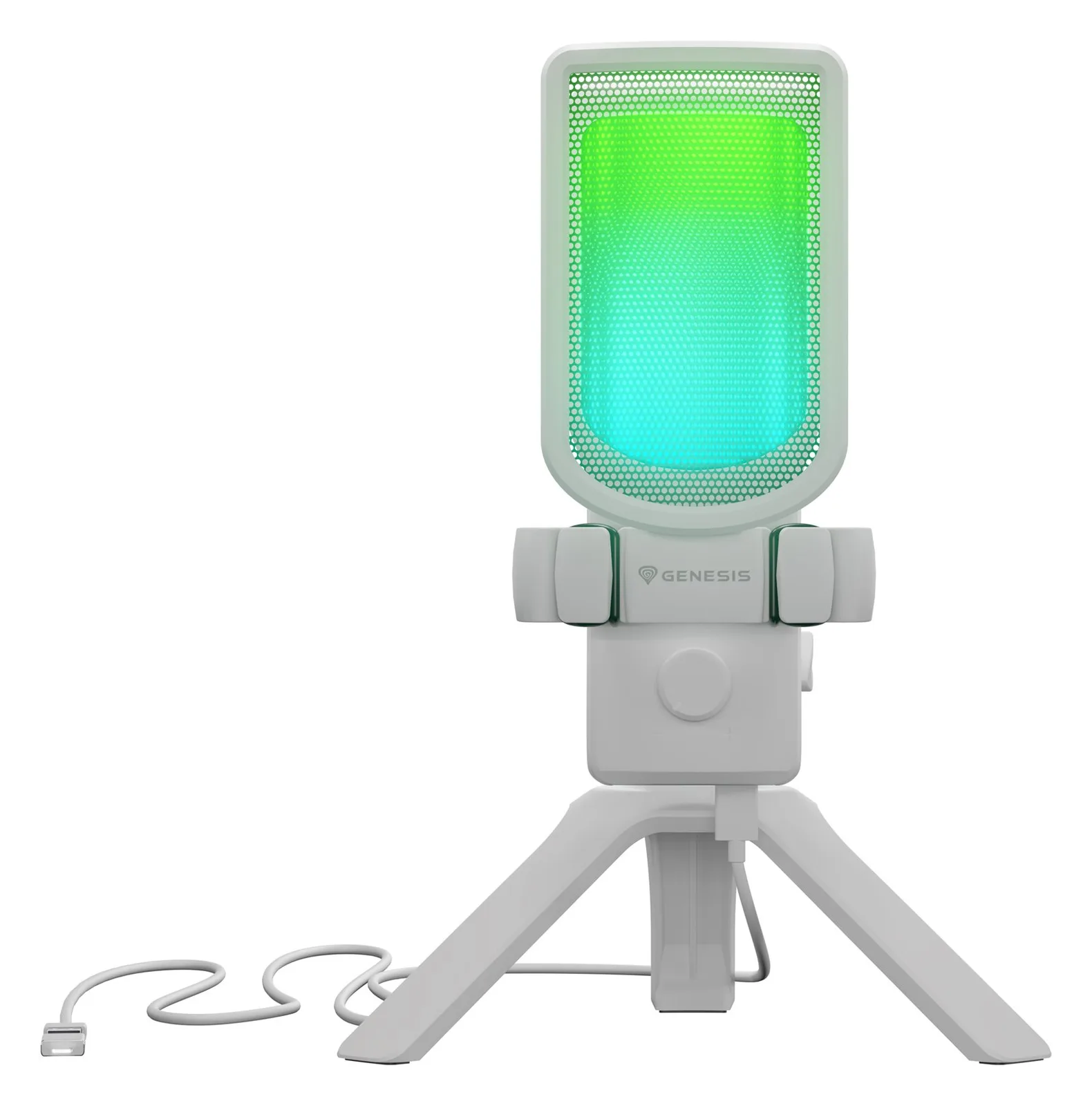 natec Gaming Mikrofon RADIUM 250 USB weiß, Ansicht 3