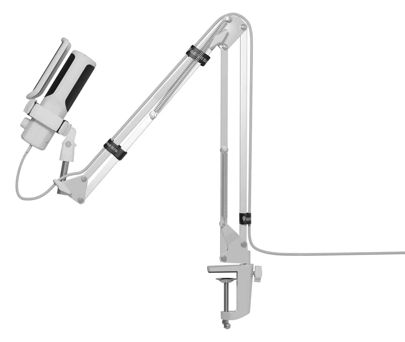 natec Gaming Mikrofon RADIUM 251 USB weiß, Ansicht 2