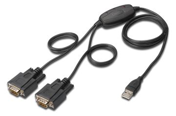 DIGITUS USB 2.0 zu 2x RS232-Kabel von LumaTech
